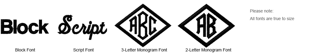 Fonts for Embroidery