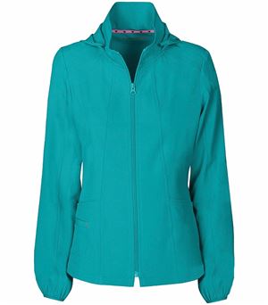 HeartSoul Zip Up Warm-Up Scrub Jacket With Detachable Hood-20310