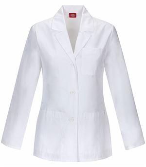 Dickies EDS Women's 28" White Lab Coat-84401