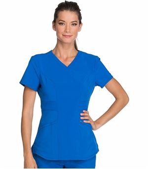 Infinity By Cherokee Women's Solid V-Neck Scrub Top-CK623A