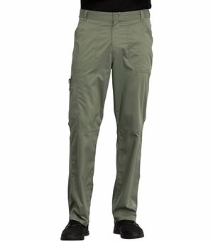 Cherokee Workwear Revolution Men's Fly Front Cargo Scrub Pants-WW140
