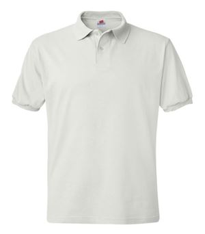Hanes Ecosmart Jersey Sport Shirt SS054X (White - X-Large)