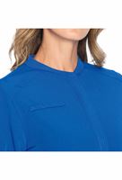 Urbane Icon Urbane ICON Scrub Jacket for Women: 2-Pocket, Contemporary Slim Fit, Premium Luxe Soft, Super Stretch, Zipper Front Warm-Up Medical Scrubs 9736