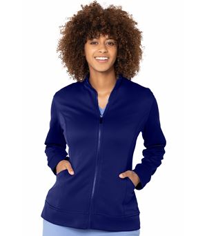 Urbane Performance Women's Zip Up Warm-Up Scrub Jacket-9872
