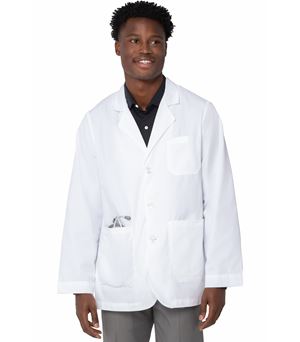 Landau Men's 30" White Lab Jacket-3224