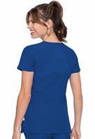 Med Couture Activate Refined Sport Knit Women's V-Neck Scrub Top-8416