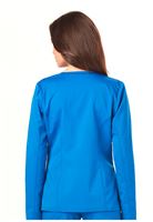 HeartSoul Women's Button Front Warm Up Scrub Jacket 20601A