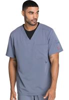 Dickies Xtreme Stretch Men's Solid V-Neck Scrub Top-81910