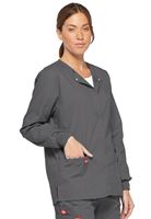 Dickies EDS Signature Women's Snap Front Warm-Up Scrub Jacket-86306