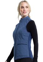Cherokee Infinity Women's Reversible Quilted Scrub Vest-CK530A