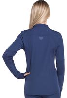 HeartSoul Women's Zip Up Warm-up Scrub Jacket-HS315