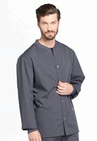 Cherokee Workwear Professionals Men's Snap Front Warm-Up Scrub Jacket-WW360
