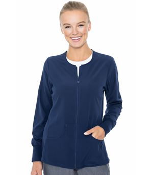 Med Couture Activate Women's Zip Front Warm Up Scrub Jacket-8638