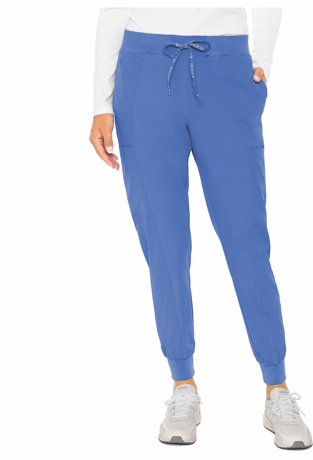Med Couture Peaches Women's Seamed Jogger Scrub Pants-8721