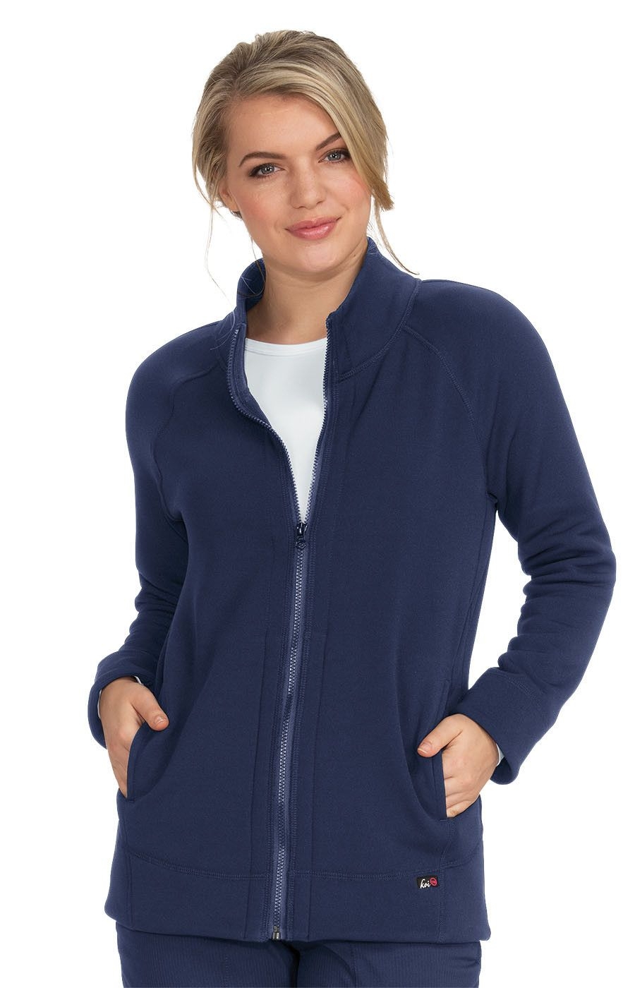 Koi Lite Women's Wellness Fleece Scrub Jacket-452