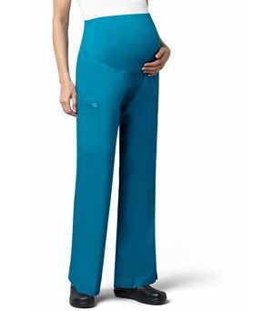 Wonderwink Wonderwork Flare Leg Maternity Scrub Pants With Cargo Pocket-545