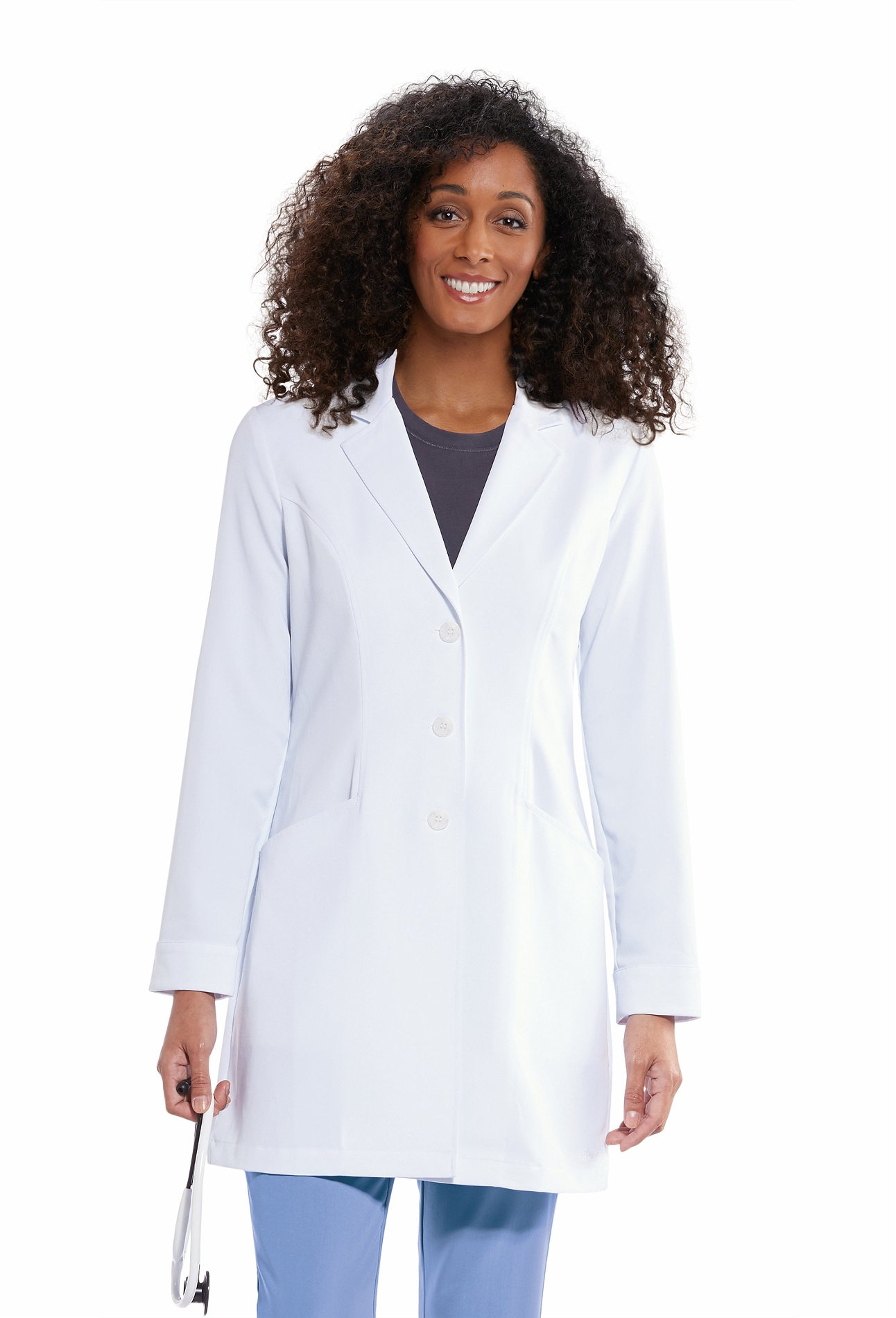 Grey's Anatomy Women's Stretch Labcoat-GNC001