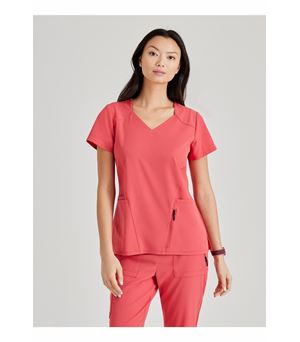 Barco Unify 4PKT SWEETHEART V-NECK TOP BUT156