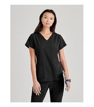 Barco Unify 4PKT V- NECK TOP BUT167