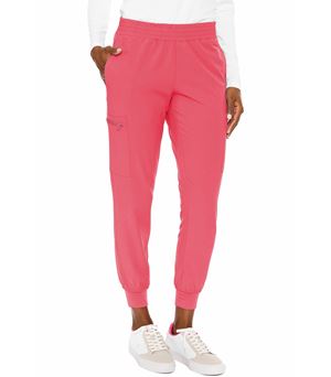 Med Couture Energy Women's Smocked Waist Jogger Scrub Pants-8739